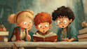 draw whimsical children book illustration
