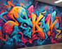 create custom graffiti illustration with bold urban style