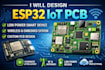 design esp32 iot pcb, low power smart device hardware, wireless embedded system