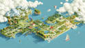 design great map in quality vector illustration