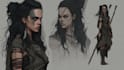 illustrate a dark fantasy character