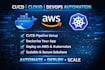build ci cd pipelines, dockerize apps, and deploy on AWS or kubernetes