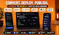 convert lovable base44 website to ios and android app with capacitor supabase
