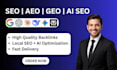 aeo GEO chatgpt SEO backlinks wordpress wix