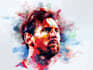 create a face into color vector art portrait