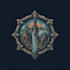 draw a medieval, fantasy, rpg gaming logo
