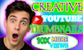 create high CTR youtube thumbnail
