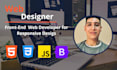 build a modern responsive website with ai features
