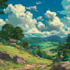 draw anime background, landscape illustrations