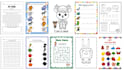 design kids activity books and printable worksheets