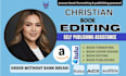 christian book editing proofreading book formatting developmental editing kindle