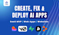develop lovable ai web apps, saas mvp , and website using bolt, supabase, replit