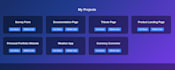 build a responsive landing page using HTML CSS and javascript