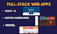 develop a full stack web application using react and firebase