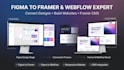 figma to framer, figma to webflow, framer website, webflow website, framer cms