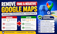 remove fake bad negative google maps business reviews damaging reputation