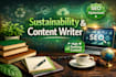 write sustainability, renewable energy and SEO optimized blog content