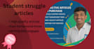 create motivational student life content