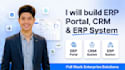 develop erp portal crm and erp