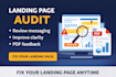 audit your landing page and suggest improvements