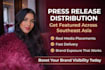 distribute press release across southeast asia