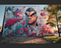 create premium wall mural or wallpaper for your living room