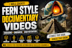 edit professional 3d documentary fern style videos