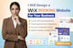 design wix booking website, appointment website and wix booking setup