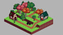 do 2d isometric pixel art character, 8 direction sprite 16bit, isometric tileset