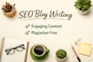 write engaging blog posts and high  quality content