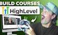 create online course content course