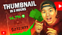 design CTR boosting youtube thumbnail in 3hrs