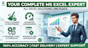 be your expert for ms excel data analysis and automated dashboards