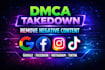 send dmca takedown notices to remove leaked content