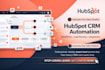 set up hubspot workflows, lead automation, and CRM integration fixes