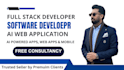 be your custom ai software, full stack ai web application or software developer