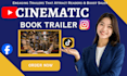 cinematic book trailer and book promo expert