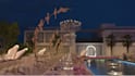 create 3d realistic outdoor wedding ceremony decoration design