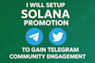 do solana meme coin promotion telegram crypto promotion