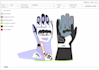 motorcycle gloves tech pack design