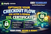 optimize your smart checkout flow, fix acme and renew your SSL certificate