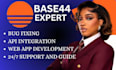 deploy base44 app base 44 expert debug base44