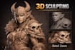 sculpt detailed 3d character and cosplay models