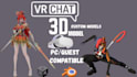 create custom vrchat avatar and vtuber avatar , furry , nsfw