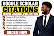 increase google scholar citations, scopus citations, write and publish article