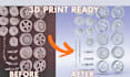 step file modification stl file repair cad model 3mf edit for 3d printing
