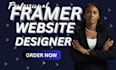 develop framer website fix framer website framer design webflow website