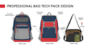 design tech pack duffle bag, handbag, bag design, backpack, bag tech pack, bag