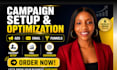 do campaigns, landing page design, facebook ads