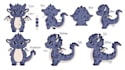 custom plush toy cute plushies stuffed anime oc plush reference sheet character